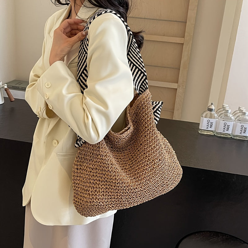 Aurelle Woven Carryall