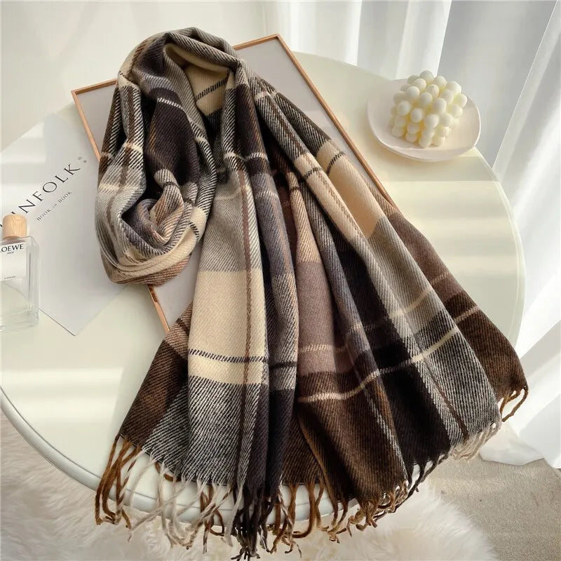Harmony Twill Plaid Scarf