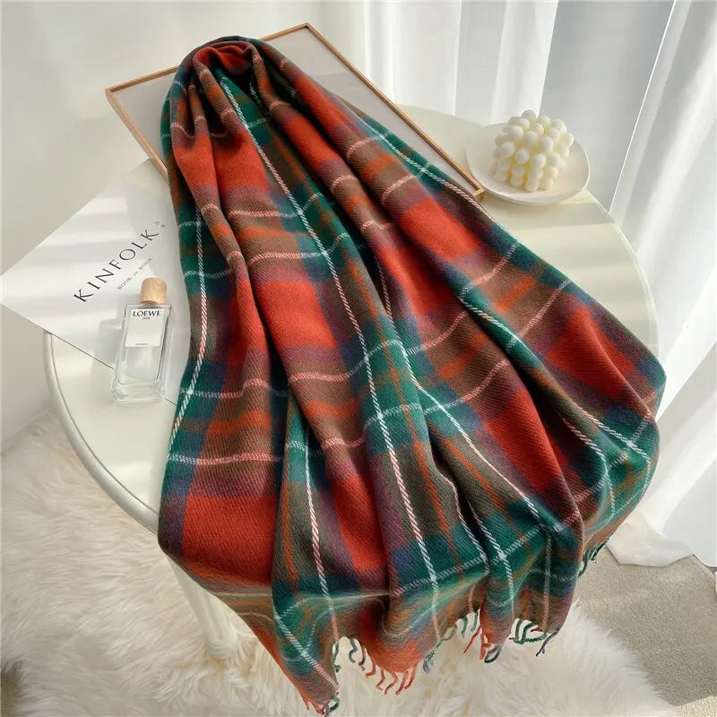 Harmony Twill Plaid Scarf