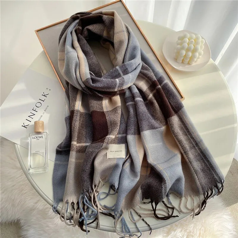 Harmony Twill Plaid Scarf