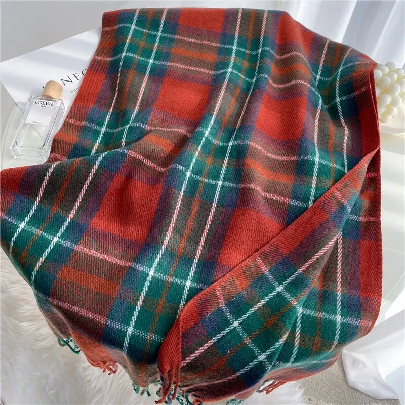 Harmony Twill Plaid Scarf