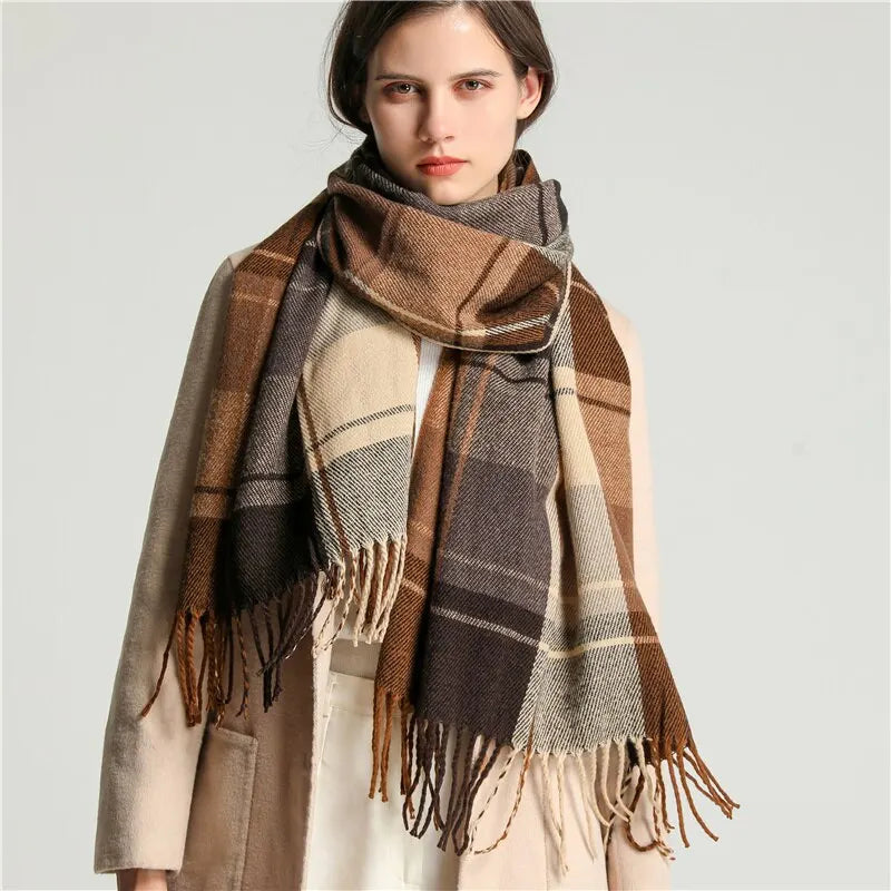 Harmony Twill Plaid Scarf