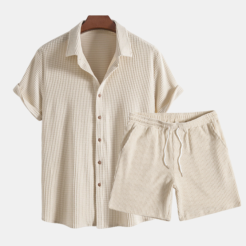 Montego Waffle Knit Set