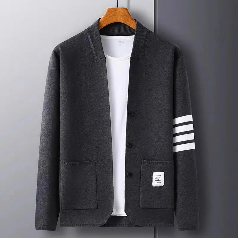 Striped Knit Cardigan